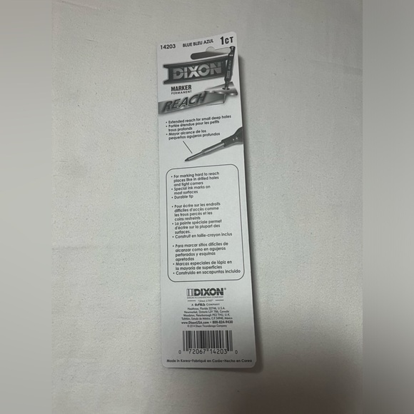 Dixon 14201 Reach Deep Hole Permanent Marker, 1-Count, Black - Picture 3 of 6